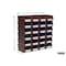 Triton Products Stacking Hanging Interlocking Bins, Polypropylene, Brown, 7-3/8" L x 4-1/8" W x 3" H, 24 CT 3-220BR - alternate 4